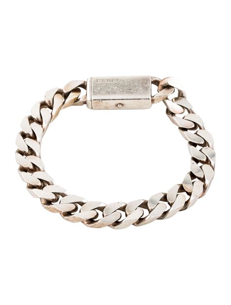 esty gucci link bracelet silver|gucci link bracelet price.